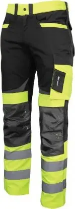 Pantallona pune Lahti Pro Hi-Vis (L4051105), 2XL, të zeza / të verdha