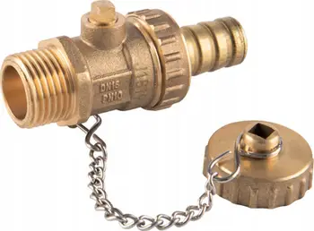 Valvul kulluese Ferro, me topth, 1/2", bronz
