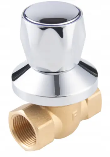 Valvul ndalese e brendshme F-Power KFP2P, PN16, 3/4" FF, bronzi