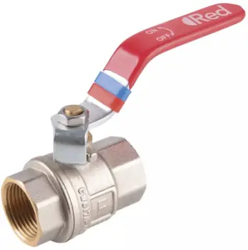 Valvul sferike Ferro F-Power Pro R023407009, nut to nut, me levë metalike