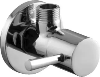 Valvul këndore KFA 244-010-00, 1/2"x3/8", mes i kromuar, me dorezë beam-type