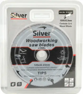 Disk prerës për dru SilverTools Tungsten Carbide 125mm