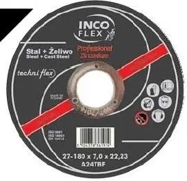 Disk prerës për metal Techniflex 400x4.0x32mm, për çelik aliazh të lartë, i zi
