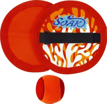 Set loje kapje topi Solex Catch Ball AN-0510R, për fëmijë 3+, i kuq