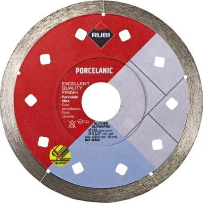 Disk prerës Rubi Slither Superpro, 115mm, diamant, gri - 1