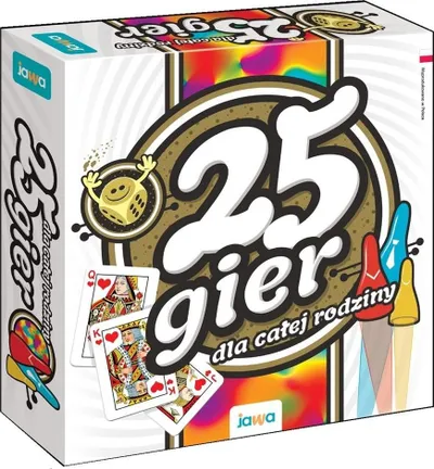 Set lojërash tavoline JAWA 25 Games for the Whole Family, 25 lojëra, për familje, shumëngjyrëshe - 1