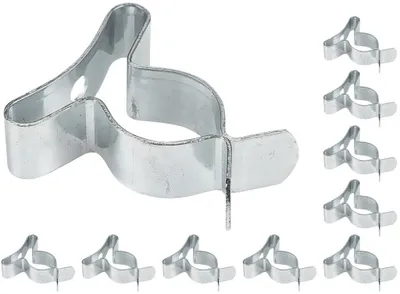 Set mbajtësesh veglash çelik karboni, fi 16mm, 10 copë, argjendtë - 1