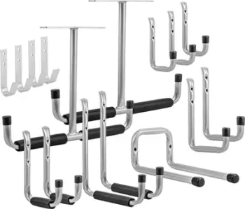Set mbajtësish muri NEO TOOLS 84-143, 16 pjesë, metalik
