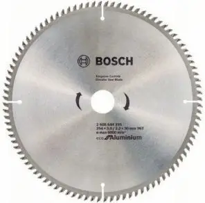 Disk sharrë rrethore Bosch Eco Aluminum 2608644391, 210mm, 64 dhëmbë, argjend
