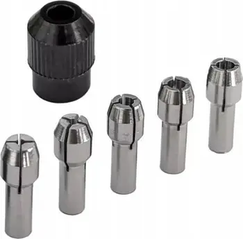 Set mëngësh collet për mini-brushe Dedra 08T610, 7 copë, bronz