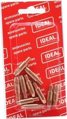 Set mbushësash saldimi IDEAL PROFESSIONAL 103.4151/10, M6, 0.8mm, i artë