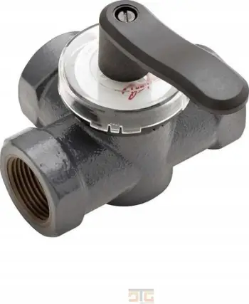 Valvul treshe përzierëse Danfoss HRE3 DN32, 5/4", trup gize
