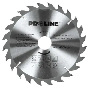 Disk sharre rrethore Pro-Line 84456, 450x30mm, 60 dhëmbë, gri