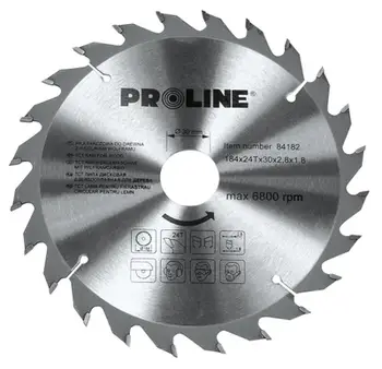 Disk sharrë rrethore Pro-Line 84161, 160x20mm, 18 dhëmbë, argjendtë