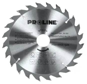 Disk sharrë rrethore Pro-Line 84142, 140mm, 24 dhëmbë, gri