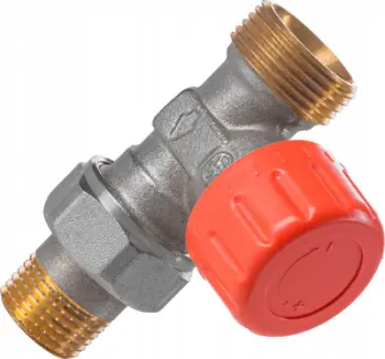 Valvul termostatike drejt Comap D3805E, 1/2", parapërgatitje, nikeli