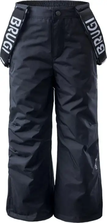 Pantallona skijimi për fëmijë Brugi SKI PANTS 3AHS, 104-110 cm, të zeza