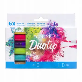 Set markera Royal Talens Ecoline DuoTip, Botanic, 6 copë, shumëngjyrësh
