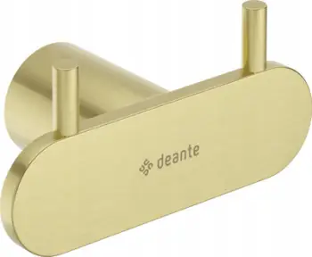 Varesë dyshe banjoje Deante Round ADR_R121, çelik inox, ari i fshirë