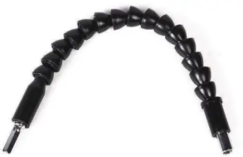 Gyp fleksibël për bitset BITS SET 201001, përshtatës 1/4", i zi