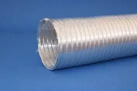 Gyp fleksibël ventilimi SPIROFLEX Alu Duct DN150, 1m, alumin, argjendtë