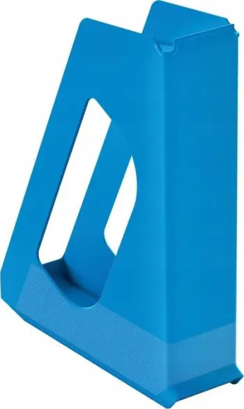 Set mbajtës revistash Esselte Vivida A4, 10 copë, polistiren, blu