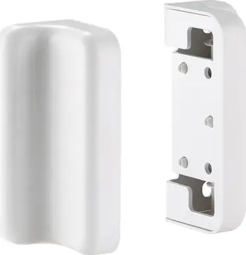 Set mbajtës Slatwall InLine, për mur, 2 copë, i bardhë
