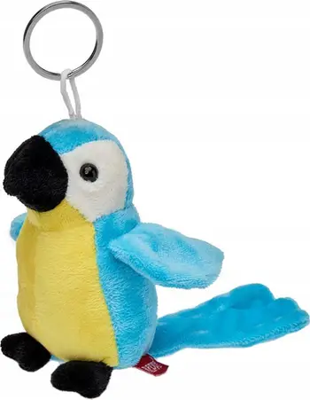 Varëse çelësash Beppe Mascot Parrot Ara, 11cm, blu