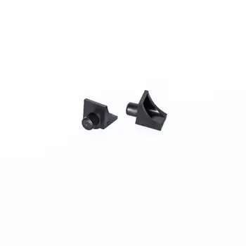 Set mbajtëse rafti Haushalt BCS12/145 HBC10, metal, 4 copë, argjendi