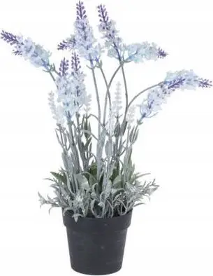 Lavandë artificiale dekorative Home Styling Collection, në vazo, 40cm, vjollcë