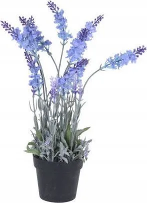 Lavandë artificiale dekorative në vazo, 40 cm, lejla - 1