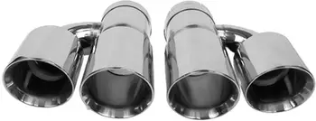 Gyp marmite universal dyfishtë, 89mm x2, hyrje 76mm, çelik inox i kromuar