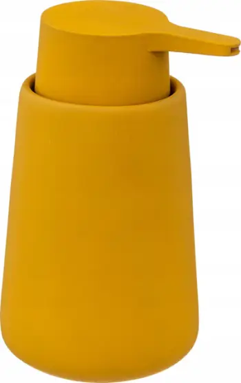 Dispenser sapuni Five Mustard, qeramik, 250 ml, mustardë
