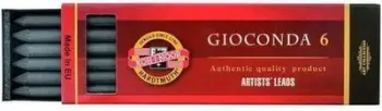 Set mina grafiti Koh-I-Noor Gioconda 4865, 5.6 mm, 4B, gri