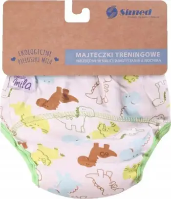 Pantalona trajnimi Simed Size 2, dizajn dinosaurë, për fëmijë