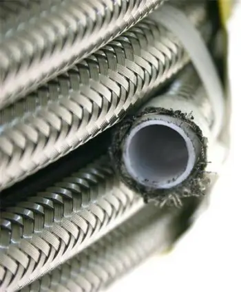 Gyp PTFE TurboWorks AN10, 14mm, çelik i gërshetuar, 1m