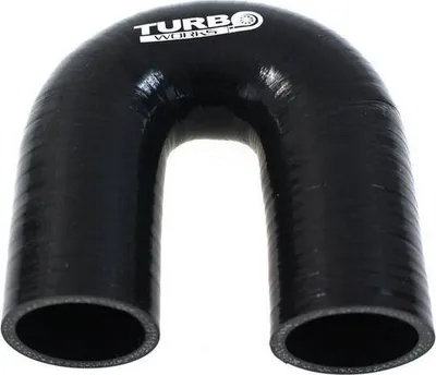 Gyp silikoni TurboWorks Elbow 180°, 30mm, i zi - 1