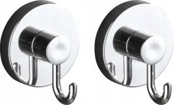 Varëse muri për peshqirë Wenko Vacuum Loc, set 2 copë, inoks, argjendi