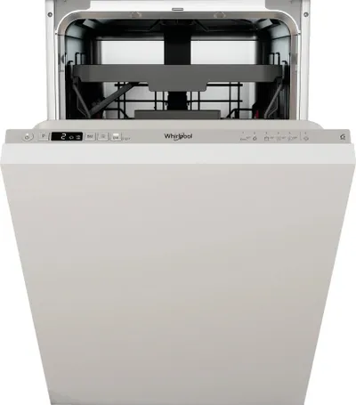 Lavastovilje e integruar Whirlpool WSIC 3M27 C, 10 sete, A++, e bardhë - 1