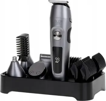 Set mirëmbajtjeje 6 në 1 Adler AD 2944, ekran LCD, bazë karikimi, i zi