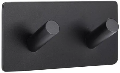 Varëse muri HSM DOUBLE HOOK HSM-0636D, me shirit ngjitës 3M, transparente - 1