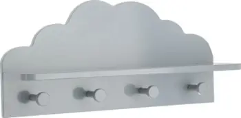 Varëse muri Atmosphera Cloud, MDF, me raft, gri e hapur