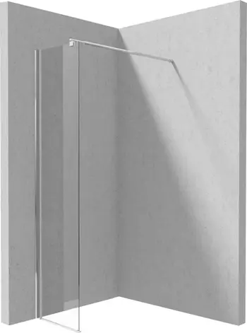 Paravan dushi Deante Kerria Plus, 40 cm, xham transparent