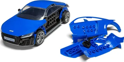 Set modelimi Airfix Quickbuild Audi TT Coupe, plastik i lyer, snap together, blu - 5