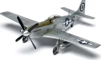 Set modelimi Airfix Starter Set North American P-51D Mustang, avion luftarak, për fillestarë