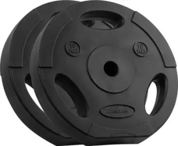 Disqe peshe Rebel Active, set 2x10kg 20kg, vrimë 31mm, me doreza, të zeza