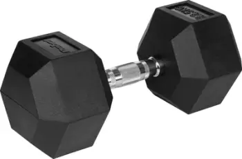 Hantël hekuri Rebel Active HEX, 22.5 kg, i veshur me gomë