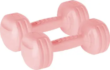 Hantela bituminoze Rebel Active, set 2x1.5kg, PVC, rozë