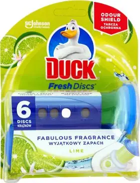 Disqe xheli për tualet Duck Fresh Gel Starter, 36 ml, aromë lime
