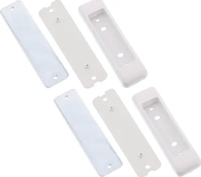 Set montimi InLine Slatwall 23181C, 2 braketa, alumin, argjendtë - 1